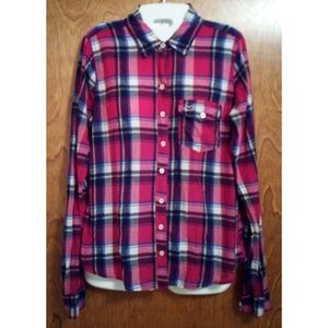 Hollister striped button up